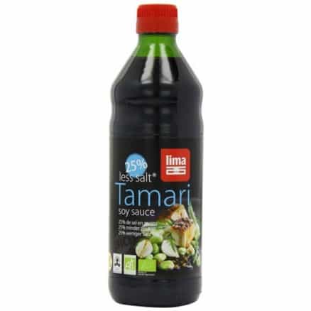 Sauce soja Tamari Sans Gluten 25% de Sel en Moins