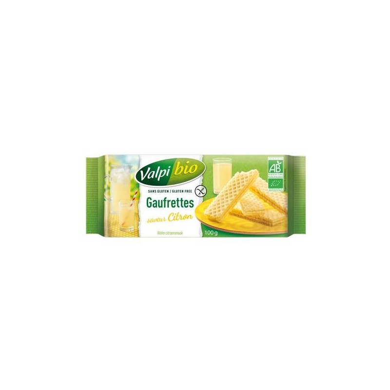 Gaufrettes Citron Sans Gluten