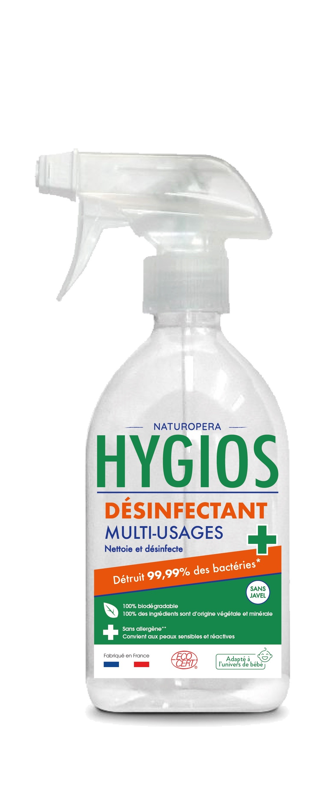 Spray Désinfectant Eucalyptus HYGIOS 500 ml