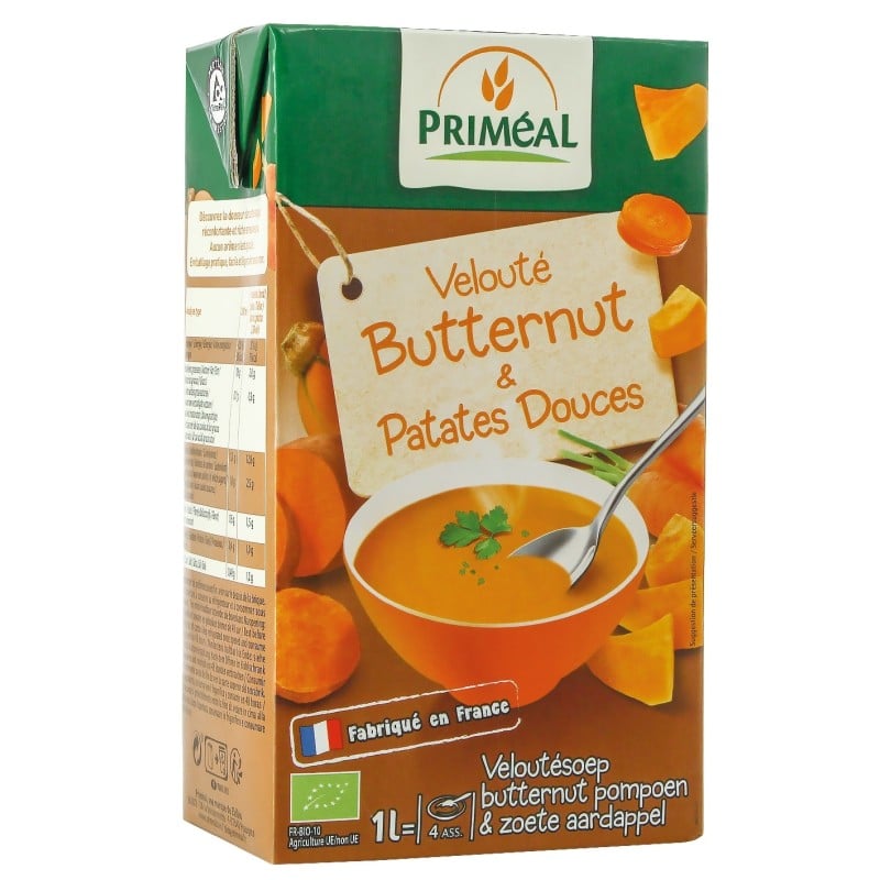 Velouté Butternut et Patate Douce 1L