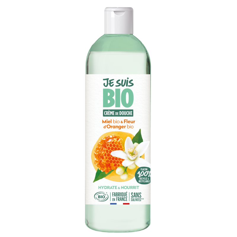 Crème de Douche Miel Bio et Fleur d'Oranger Bio