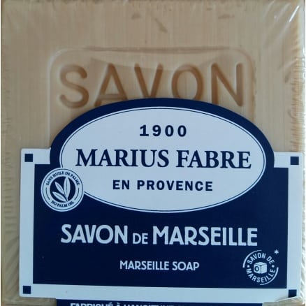 Savon de Marseille Blanc pour le Linge 400 g Marius Fabre