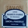 Savon de Marseille Blanc 400G Sans Huile de Palme Marius Fabre