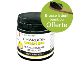 Charbon Dentaire Blanchissant Citron 