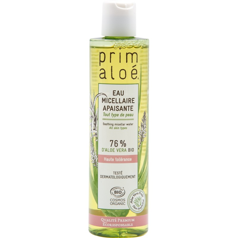 Eau Micellaire Apaisante 76% d'Aloe Vera