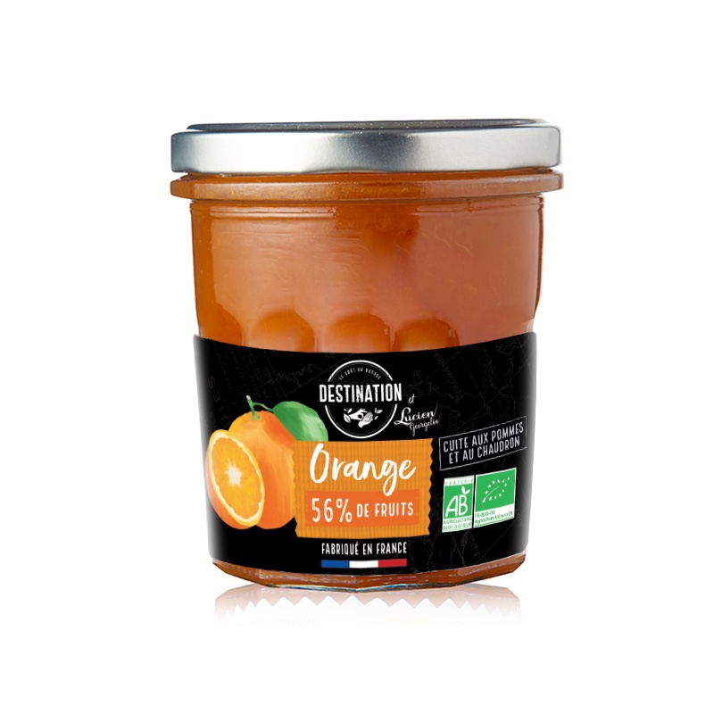 Confiture d'Orange sans sucre ajouté 240g