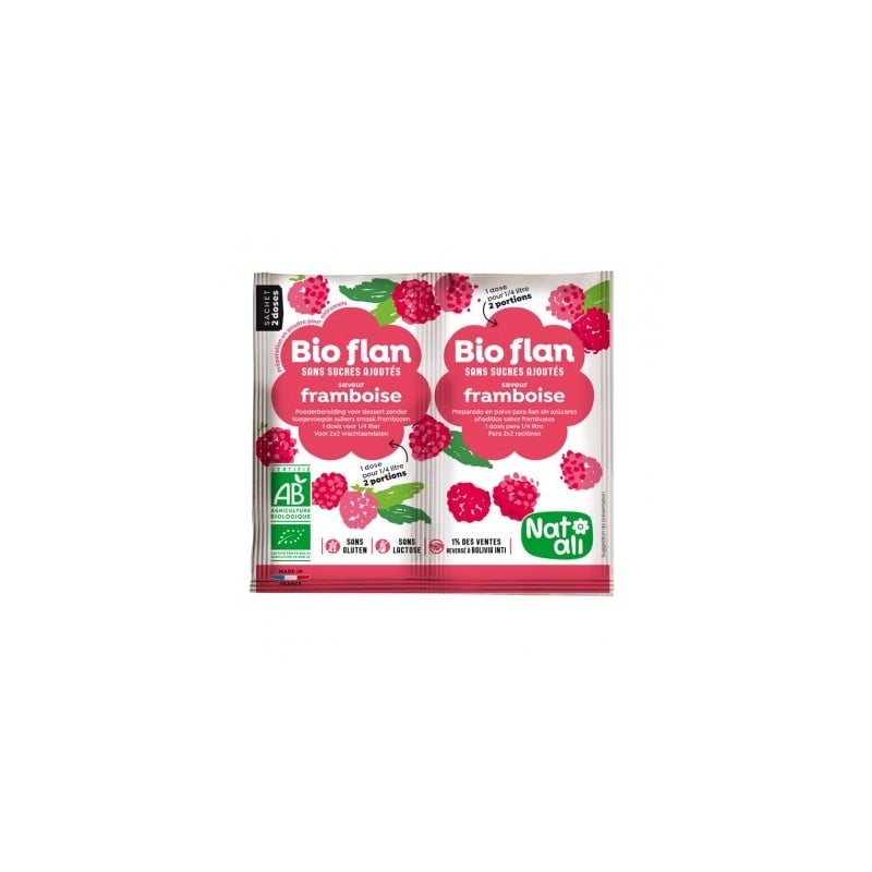 Bioflan Framboise sans sucre