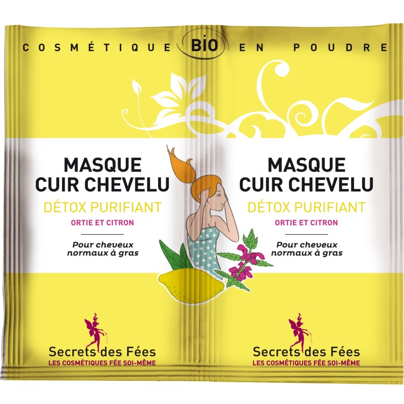 Masque Cuir Chevelu Détox Purifiant Ortie et Citron