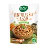 Cuisine Veggie Lentilles Riz et Soja 