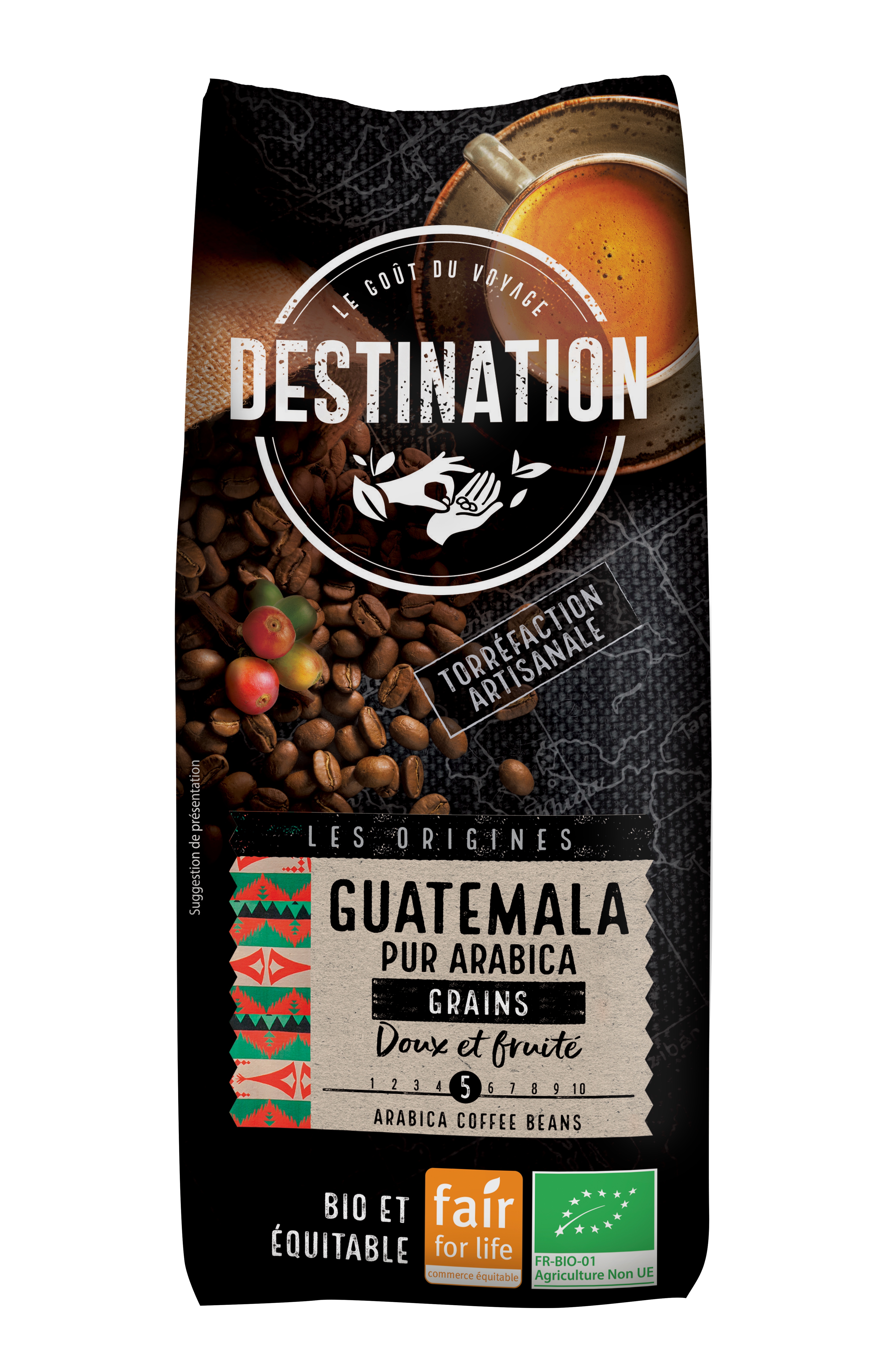 Café en grains Pérou & Guatemala, subtil et intense