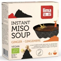 Instant Miso Soup Gingembre 4x15g