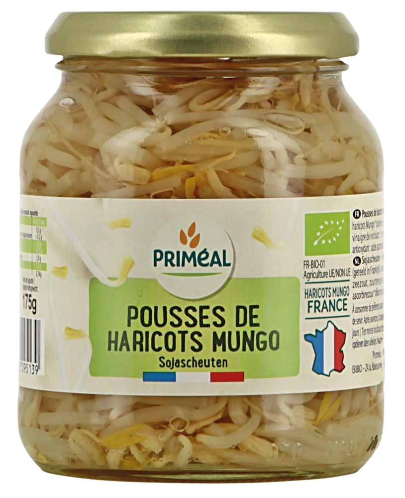 Pousses de Haricot Mungo (Germes de soja) 370 ml Primeal