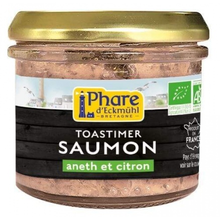 TOASTIMER DE SAUMON, ANETH ET CITRON 90G 