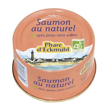 SAUMON AU NATUREL 132G 