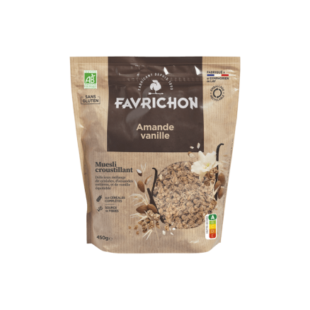 MUESLI CROUSTILLANT AMANDE VANILLE 450GR 