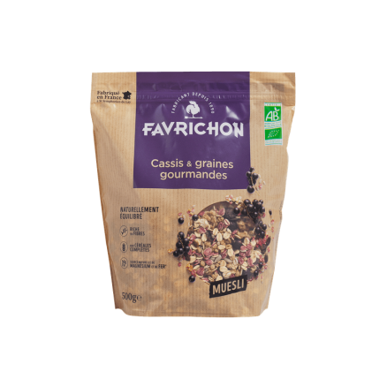 Muesli Pepite Flocon Cassis 500G 