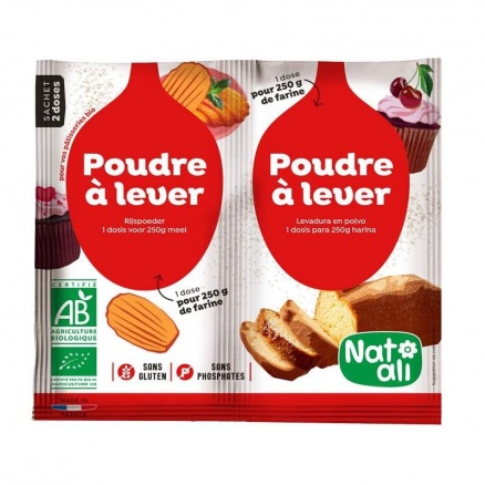 Poudre A Lever S/Gluten 2X7G 