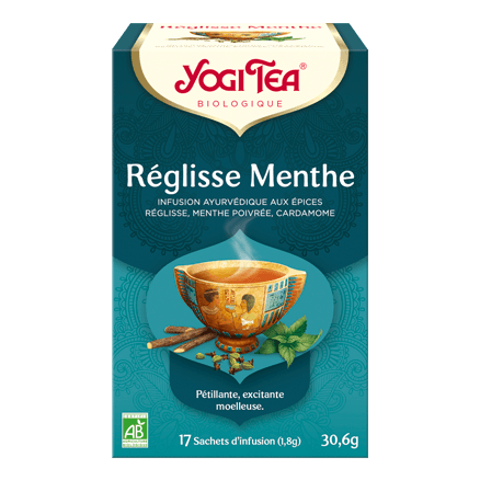 Yogi Tea Reglisse Menthe 15 Sachets 30.6 