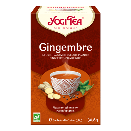 Yogi Tea Gingembre 17 Sachets 30.6G 