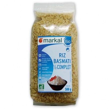 Riz Basmati 1/2 Complet 500G 