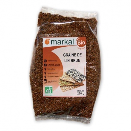 Graines De Lin Brun 250G 