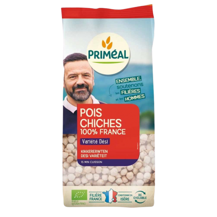 Pois Chiche Decortiques Variete Desi France 500G 