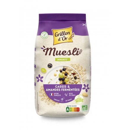 Muesli Cassis Amande Fermente Immunite 500Gr 