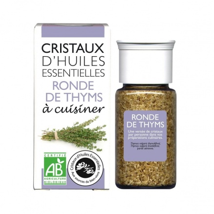 Cristaux Huile Essentielle Ronde De Thym 