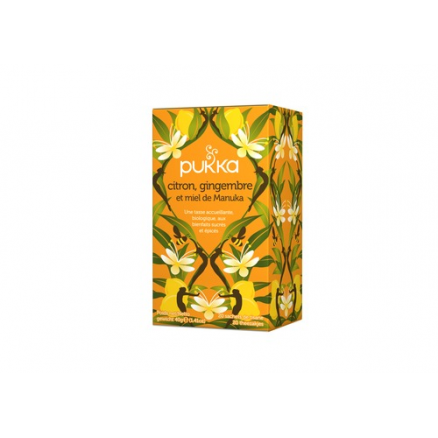 Infusion Citron Gingembre Et Miel De Manuka (20 Infusettes) 