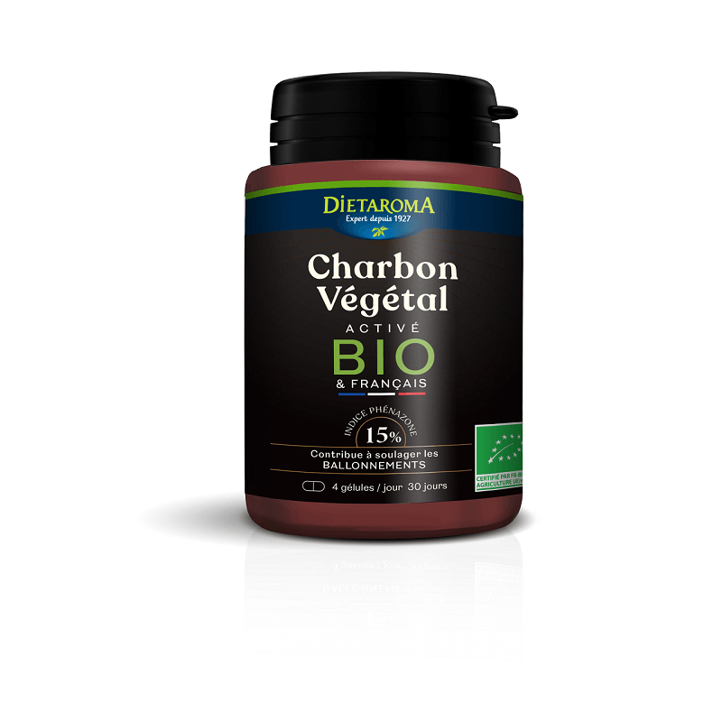 Charbon Vegetal Active Bio 120Gels Dietaroma