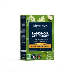 Cip Artichaut Radis Noir 20 Amp X 10 Ml Dietaroma