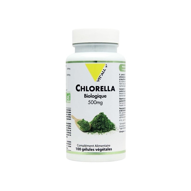 Chlorella Bio 500Mg 100Gels VITALL +