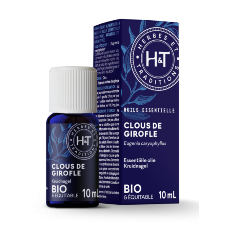 Huile Essentielle Clous De Girofle 10Ml Herbes & Traditions