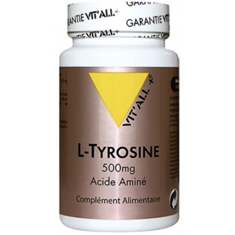 L-TYROSINE 500MG 60GELS VITALL +