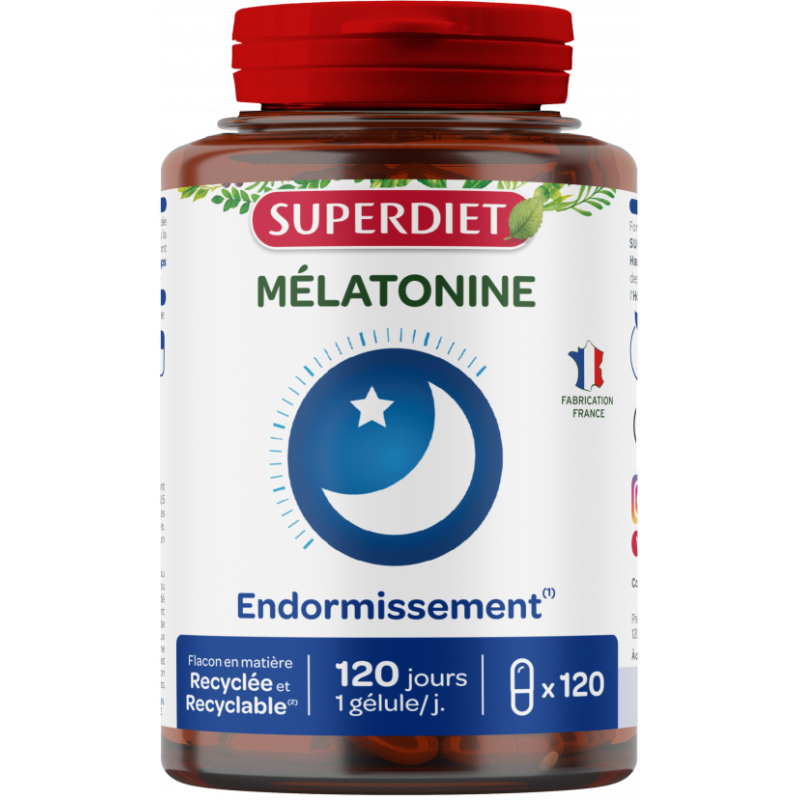 MELATONINE 120GELS SUPER DIET