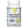 HUILE ONAGRE ET BOURRACHE BIO 500MG 60CAPS VITALL +