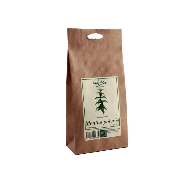 MENTHE POIVREE FEUILLES 40G HERBIER DE FRANCE