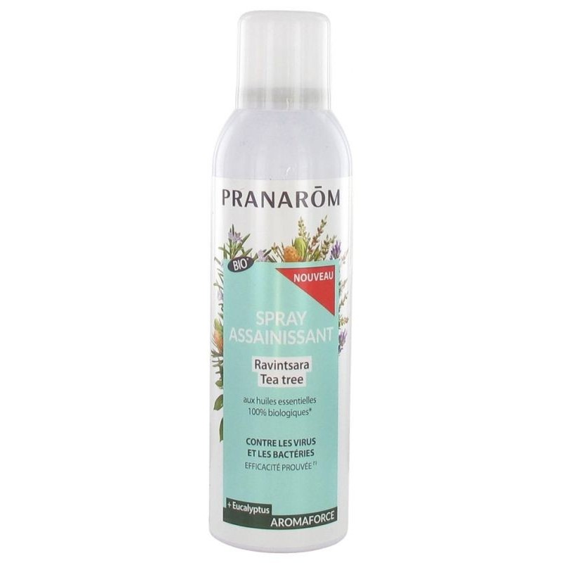 Spray Assainissant Ravintsara/Tea-Tree Bio (Eco) 150 Ml PRANAROM