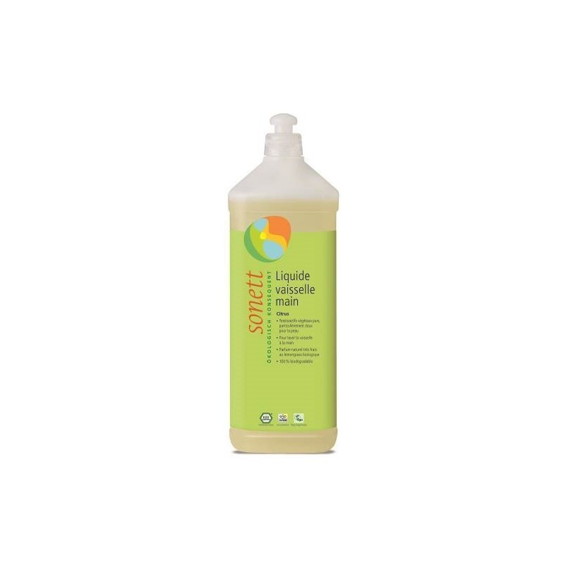 Vaisselle Main Citrus Liquide Recharge 1L Sonett