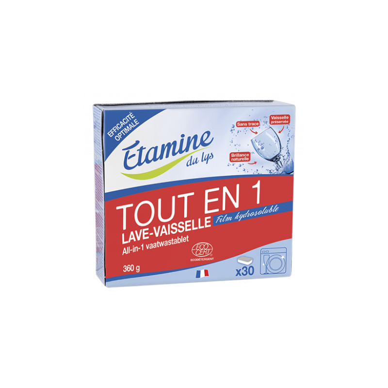 Tablette Lave-Vaisselle Tout En 1 X30U Etamine du Lys