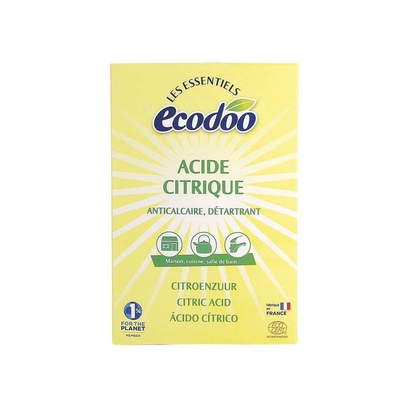 Acide Citrique 350G Essentiels Ecodoo