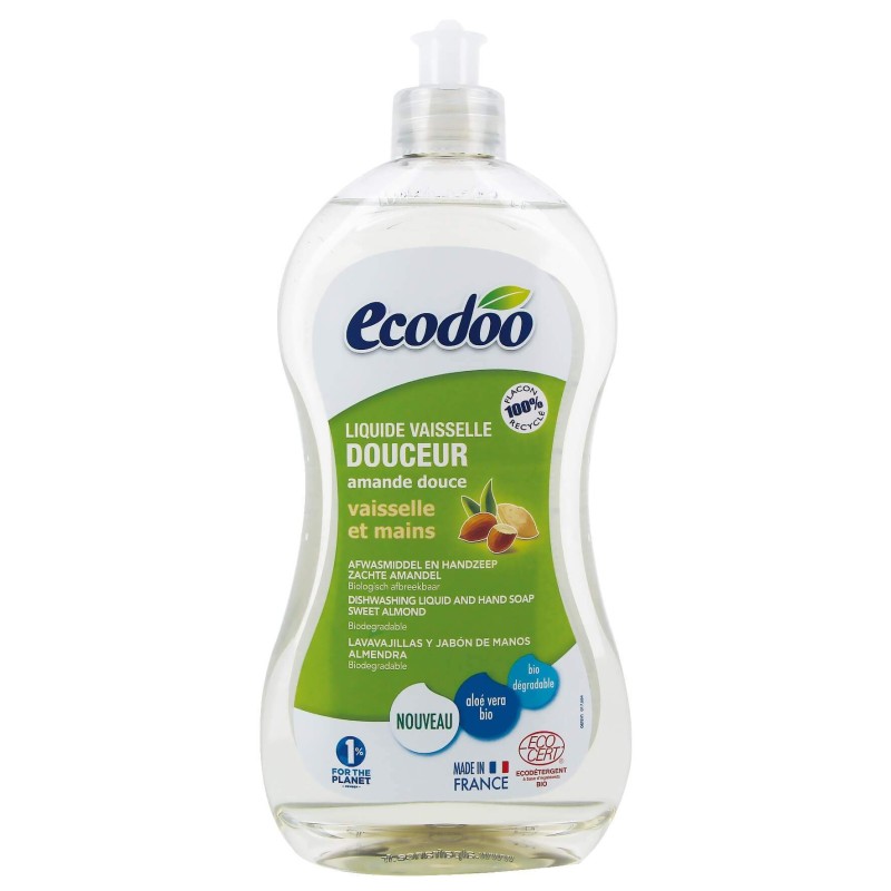 Liquide Vaisselle Amande Douce 500Ml Ecodoo