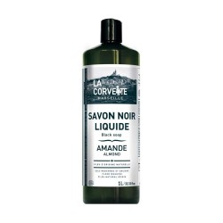 Savon Noir Amande Liquide 1L LA CORVETTE