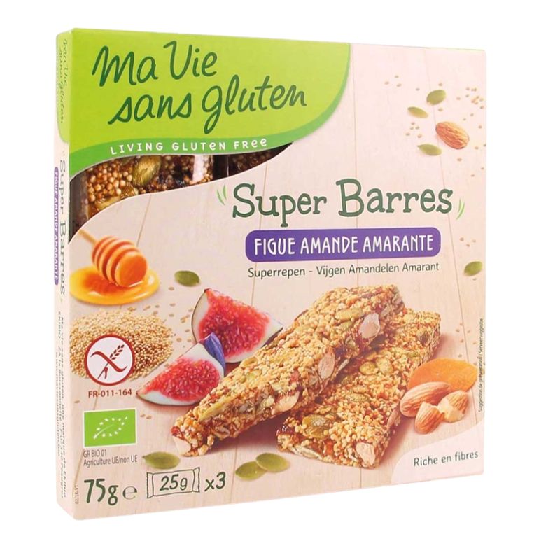 SUPER BARRE FIGUE AMANDE AMARANTE 75G