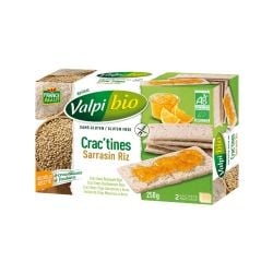 Crac'tine Tartines Sarrasin Riz Sans Gluten