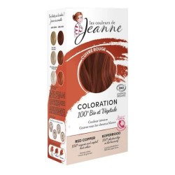 Coloration Vegetale Bio Cuivre Rouge 2X50Gr LES COULEURS DE JEANNE