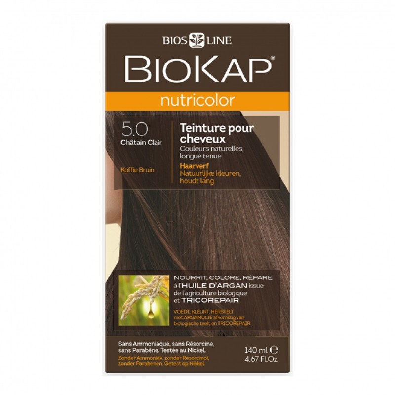 Nutricolor 5.0 Chatain Clair 140Ml BioKap