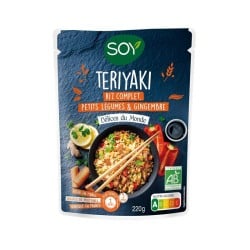 Teriyaki Riz Complet Légumes et Gingembre Soy