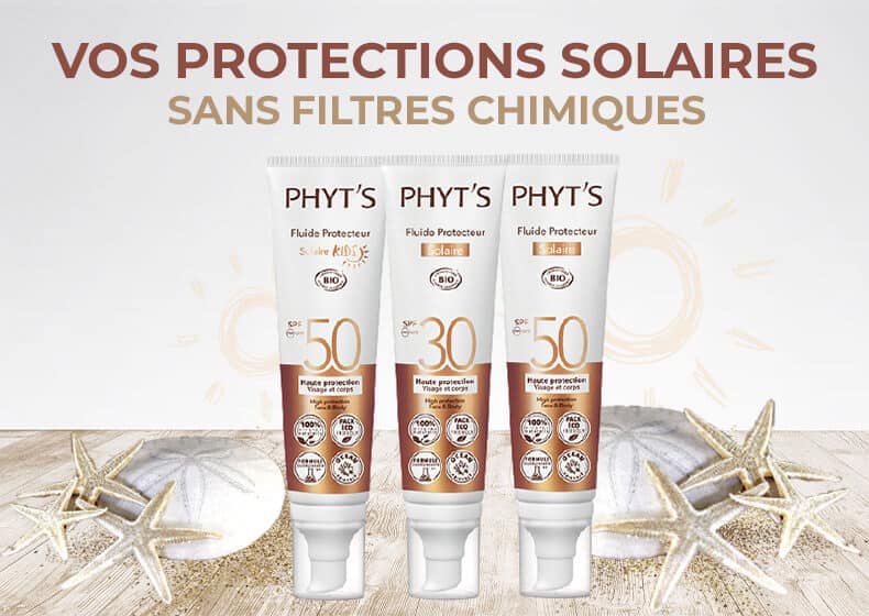 Phyt's protections solaires sans filtres chimiques